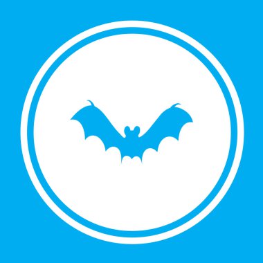 Resimli Simge Arka Planda İzole - Bat2