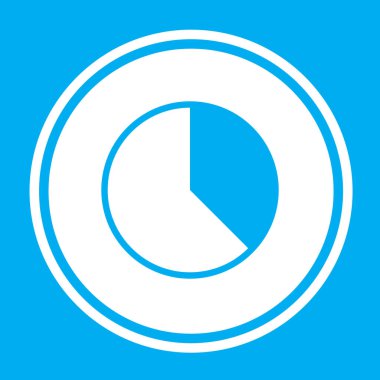 Resimli Simge Arka Planda İzole - 37 Yüzde Pasta Grafiği