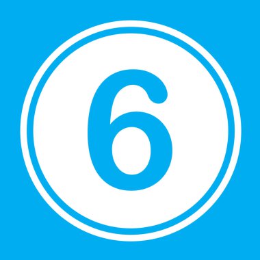 Resimli Simge Arka Planda İzole - 6