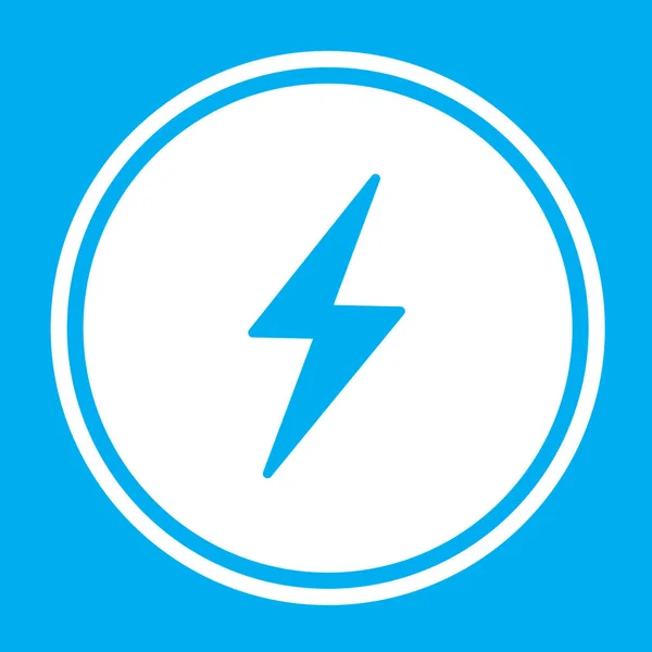 Illustriertes Symbol isoliert auf einem Hintergrund - Blitz — Stockvektor