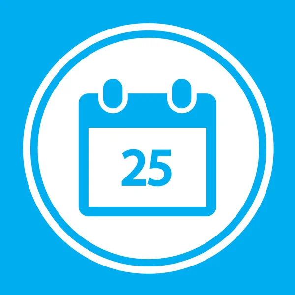 Illustrerad ikon isolerad på en bakgrund-daglig kalender — Stock vektor