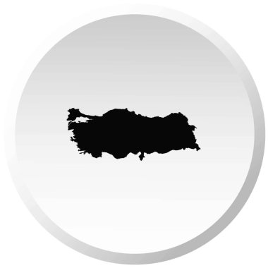 Türkiye'nin Ülke Şekli İllüstrasyonu