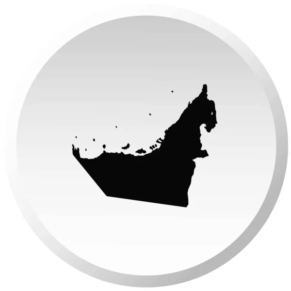 Forma del paese Illustrazione degli Emirati Arabi Uniti — Vettoriale Stock