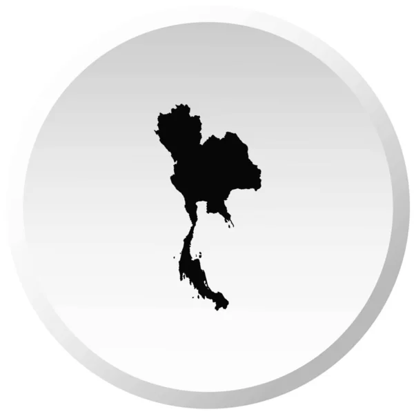 Χώρα σχήμα εικόνα της Ταϊλάνδης — Διανυσματικό Αρχείο