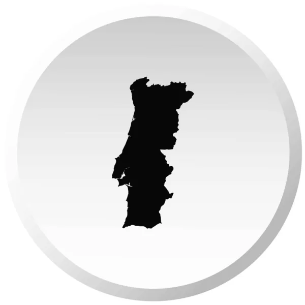 Σχήμα χώρας απεικόνιση της Πορτογαλίας — Διανυσματικό Αρχείο