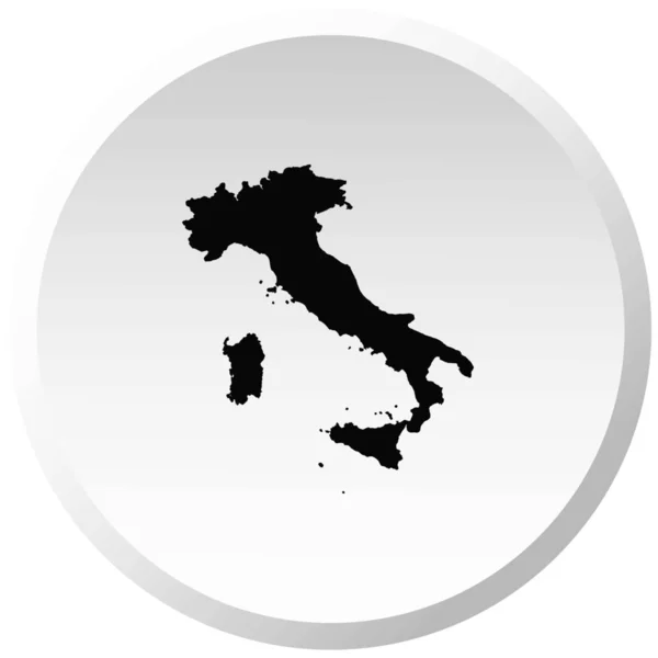 Land Shape illustration av Italien — Stock vektor