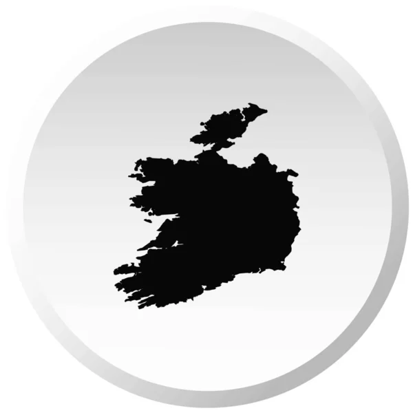 Land Form Illustration von irland — Stockvektor
