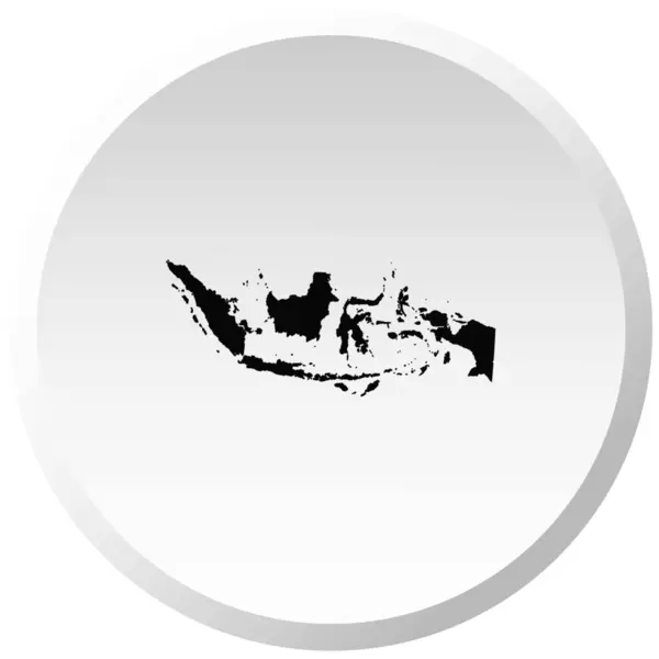 Ilustración de Indonesia en forma de país — Archivo Imágenes Vectoriales