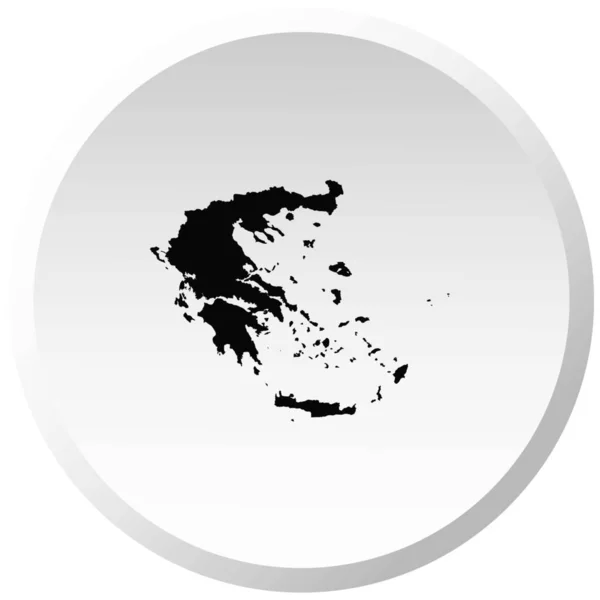 Illustration de la forme du pays de Grèce — Image vectorielle