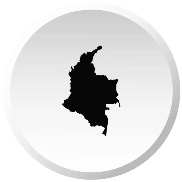 コロンビアの国形イラスト — ストックベクタ