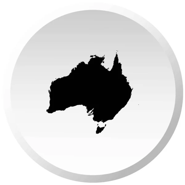 Land Shape illustration av Australien — Stock vektor