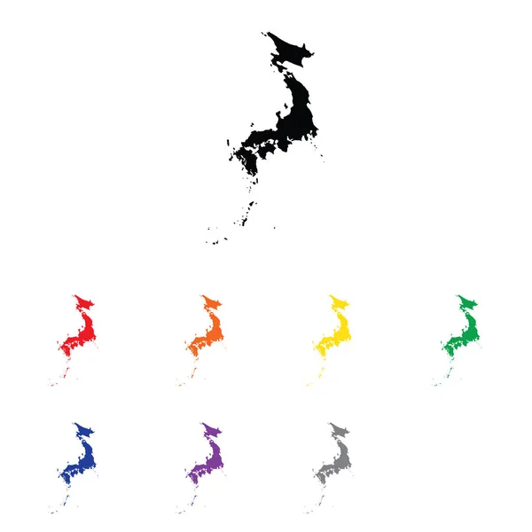 Länderspezifische Darstellung Japans — Stockvektor