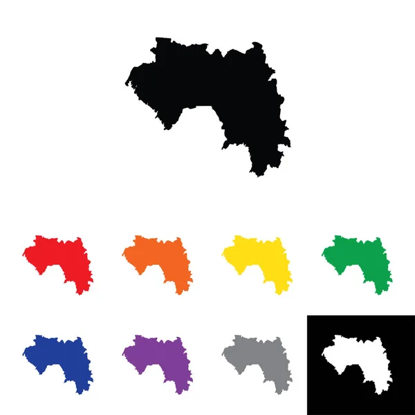 Länderspezifische Darstellung von Guinea — Stockvektor