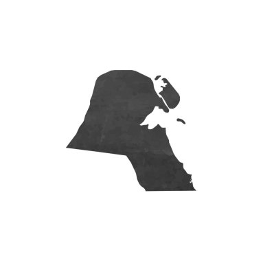 Kuveyt Ülke Şekli İllüstrasyon