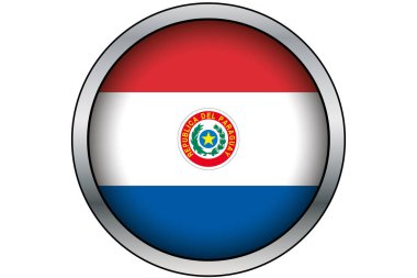 Zambiya Bayrağı ile 3d Altın Yuvarlak Düğme