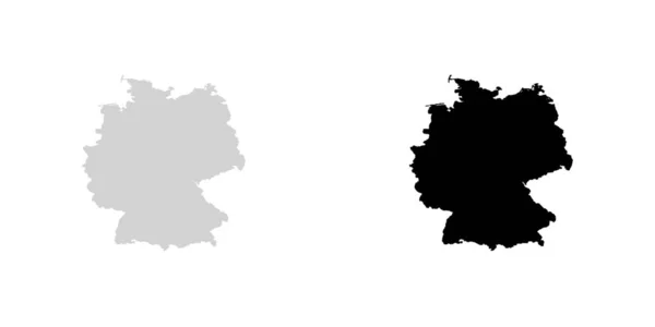 Länderspezifische Darstellung von Deutschland — Stockvektor