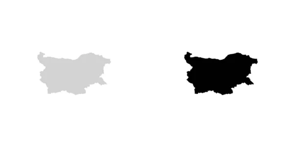 Σχήμα χώρας απεικόνιση της Βουλγαρίας — Διανυσματικό Αρχείο