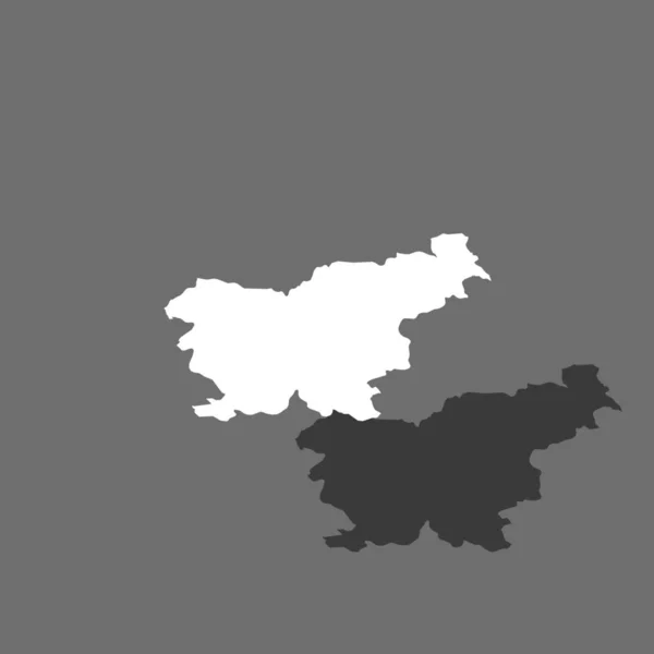 Σχήμα χώρας απεικόνιση της Σλοβενίας — Διανυσματικό Αρχείο