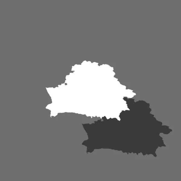 Χώρα σχήμα εικόνα της Λευκορωσίας — Διανυσματικό Αρχείο