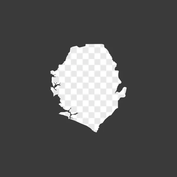 Landesform illustration von sierra leone — Stockvektor