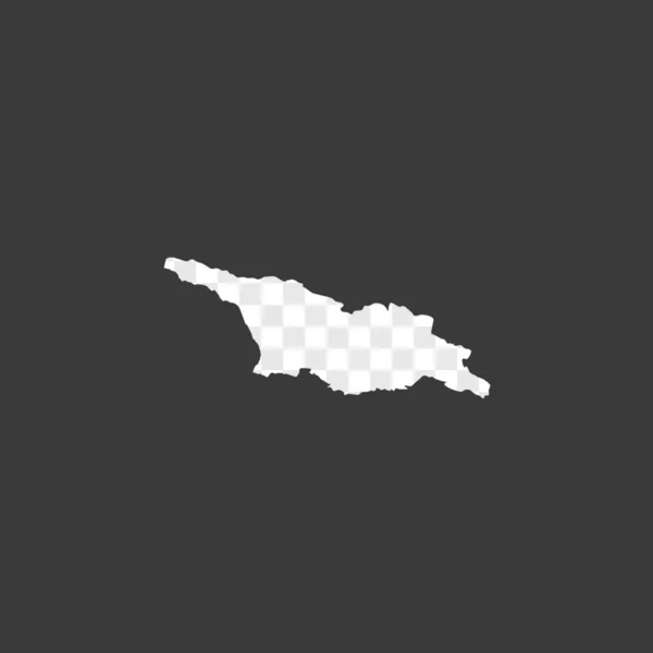 Land vorm illustratie van Georgië — Stockvector