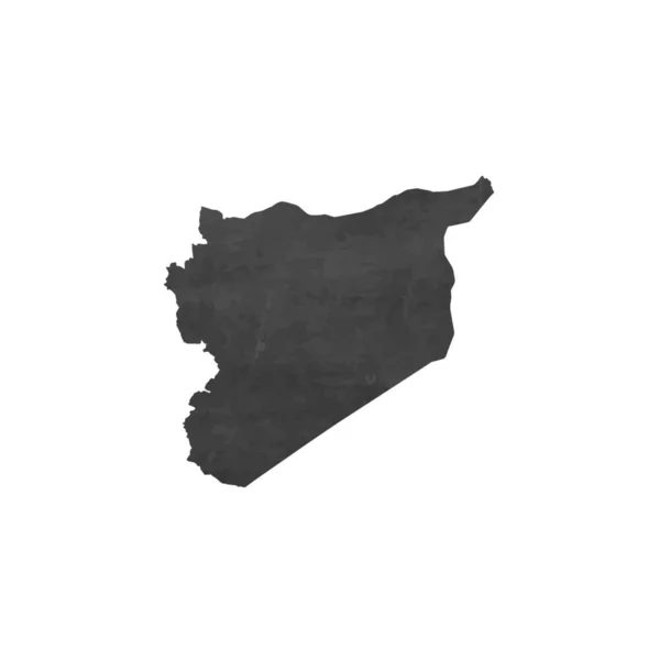 シリアの国形イラスト — ストックベクタ