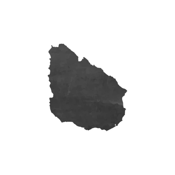 Σχήμα χώρας απεικόνιση της Ουρουγουάης — Διανυσματικό Αρχείο