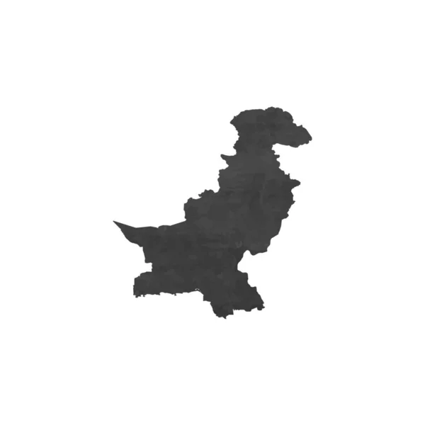 País forma ilustração do Paquistão —  Vetores de Stock