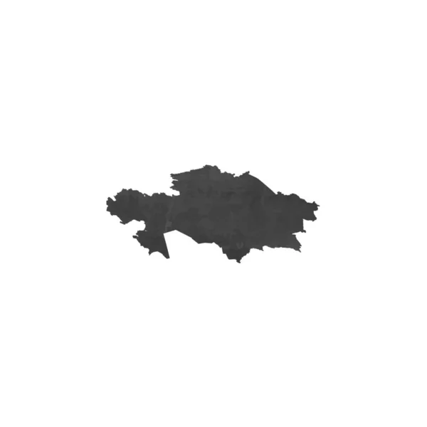 Land Shape illustration av Kazakstan — Stock vektor