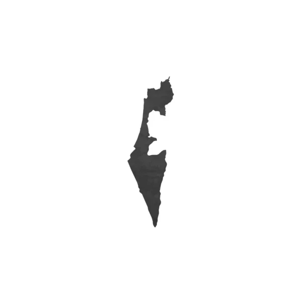 Land Shape illustration av Israel — Stock vektor