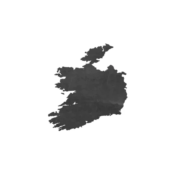 País forma ilustração da Irlanda — Vetor de Stock