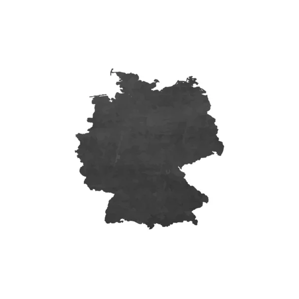 Illustration de la forme du pays de l'Allemagne — Image vectorielle