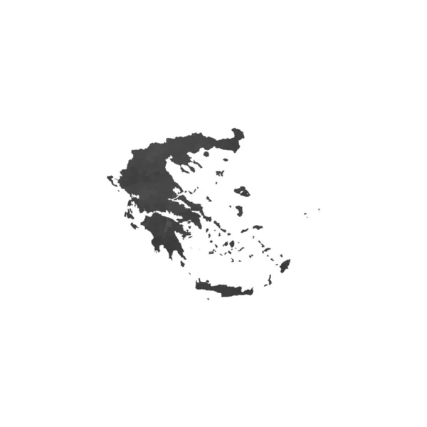 Σχήμα χώρας απεικόνιση της Ελλάδας — Διανυσματικό Αρχείο