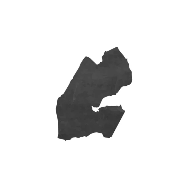 Land Shape illustration av Djibouti — Stock vektor