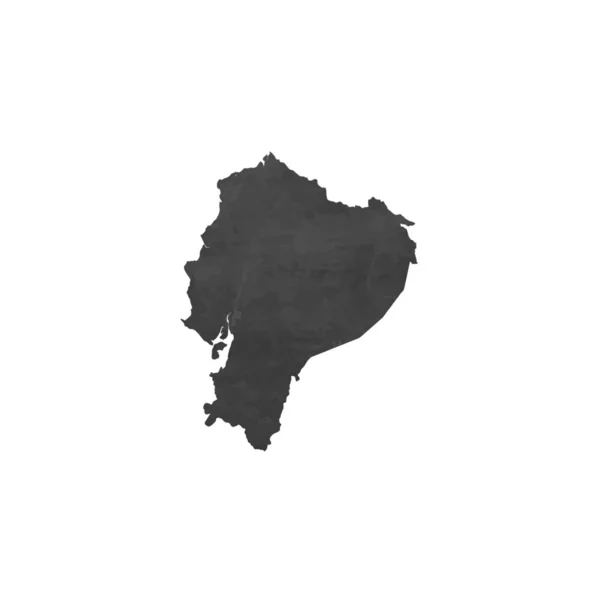 Land Shape illustration av Ecuador — Stock vektor