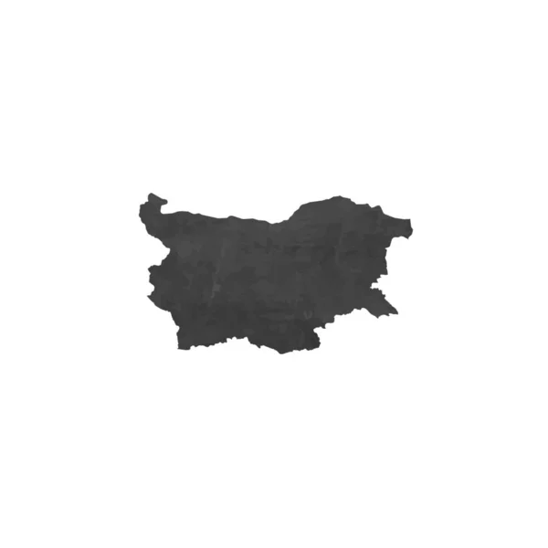Illustration de la forme du pays de Bulgarie — Image vectorielle
