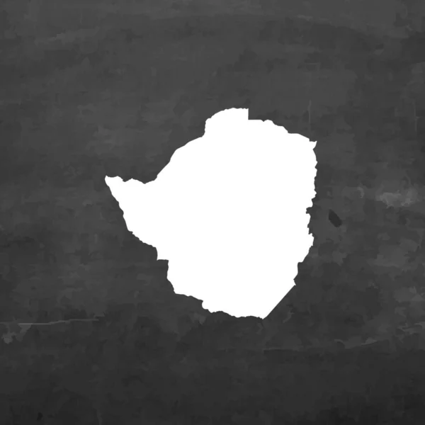 Forma del paese Illustrazione dello Zimbabwe — Vettoriale Stock