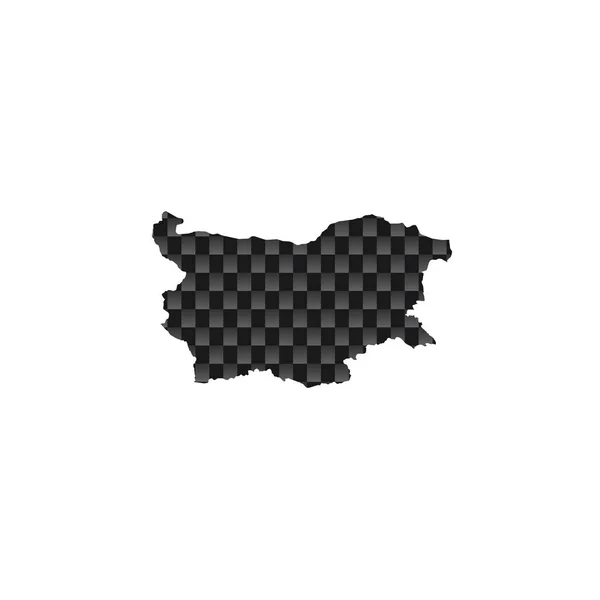 Land Shape illustration av Bulgarien — Stock vektor