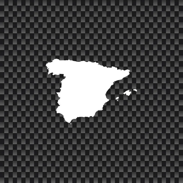Country Shape Illustration of Spain