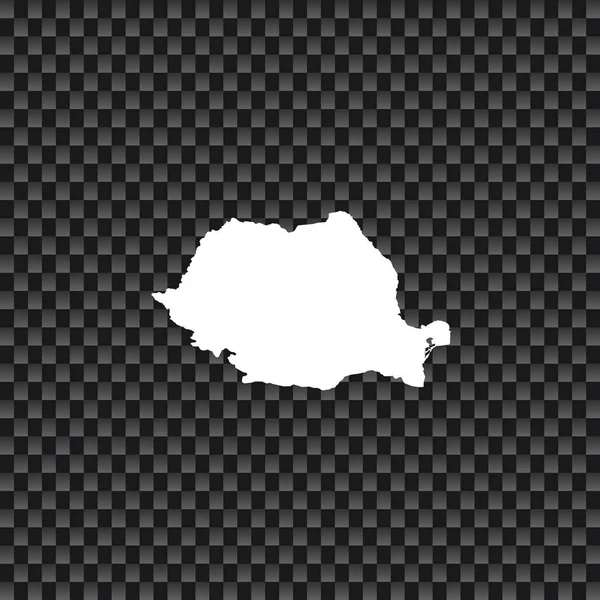 罗马尼亚国家形状插图 — 图库矢量图片