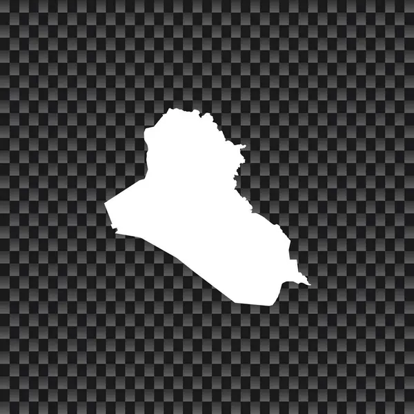 Tvar země – ilustrace Iráku — Stockový vektor