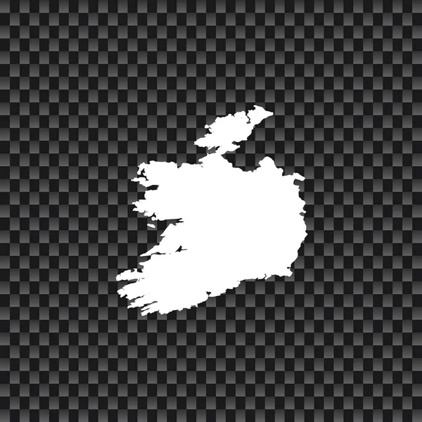 Land vorm illustratie van Ierland — Stockvector