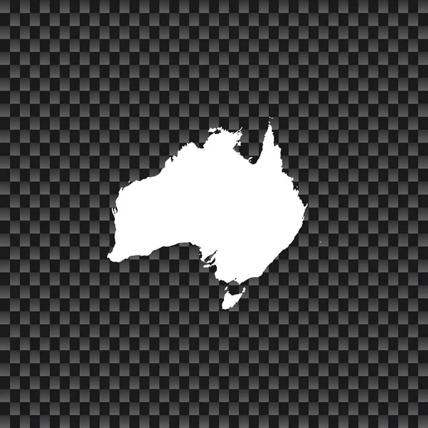 Land Shape illustration av Australien — Stock vektor