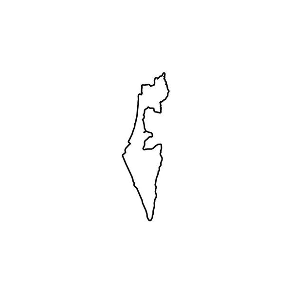 Länderspezifische Darstellung der israel — Stockvektor