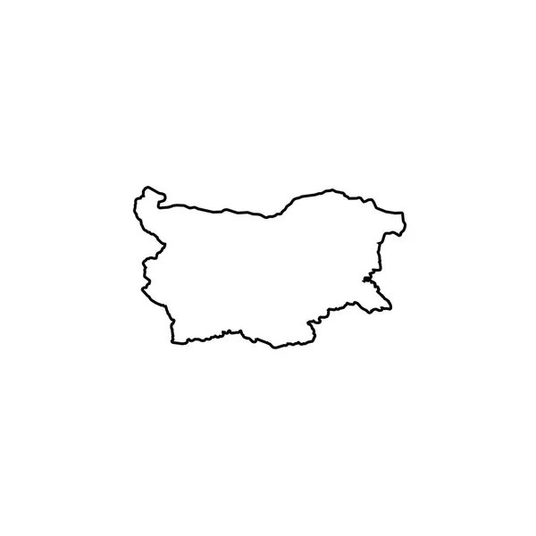 Land Shape illustration av Bulgarien — Stock vektor