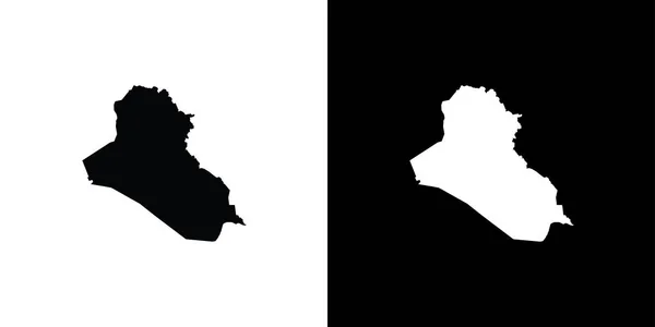 Land vorm illustratie van Irak — Stockvector