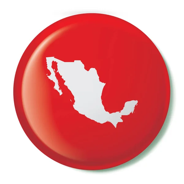 Σχήμα χώρας απεικόνιση του Μεξικού — Διανυσματικό Αρχείο