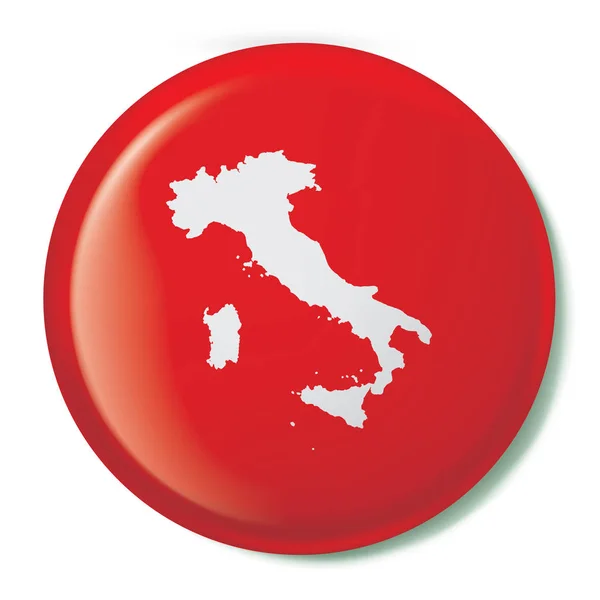 Ilustración de Italia en forma de país — Archivo Imágenes Vectoriales