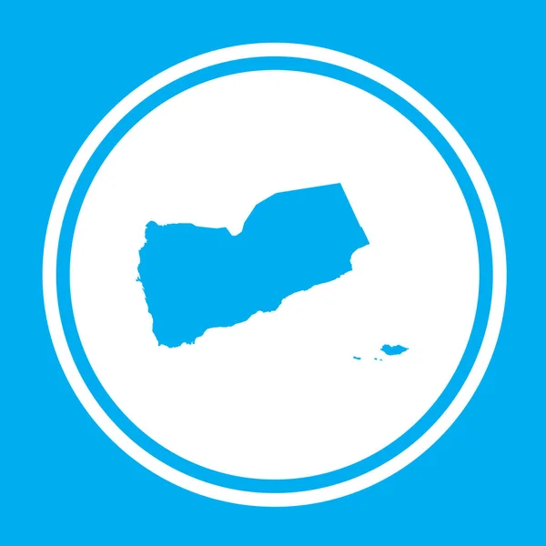 Darstellung des Jemen in Form eines Landes — Stockvektor