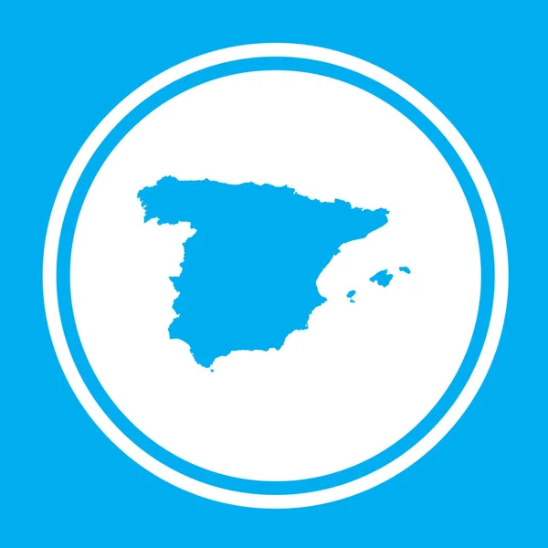 스페인의 국가 모양 그림 — 스톡 벡터